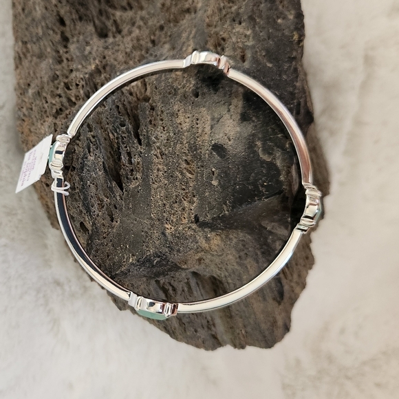 NWT Lia Sophia Turquoise and Silver Bracelet - Picture 2 of 10